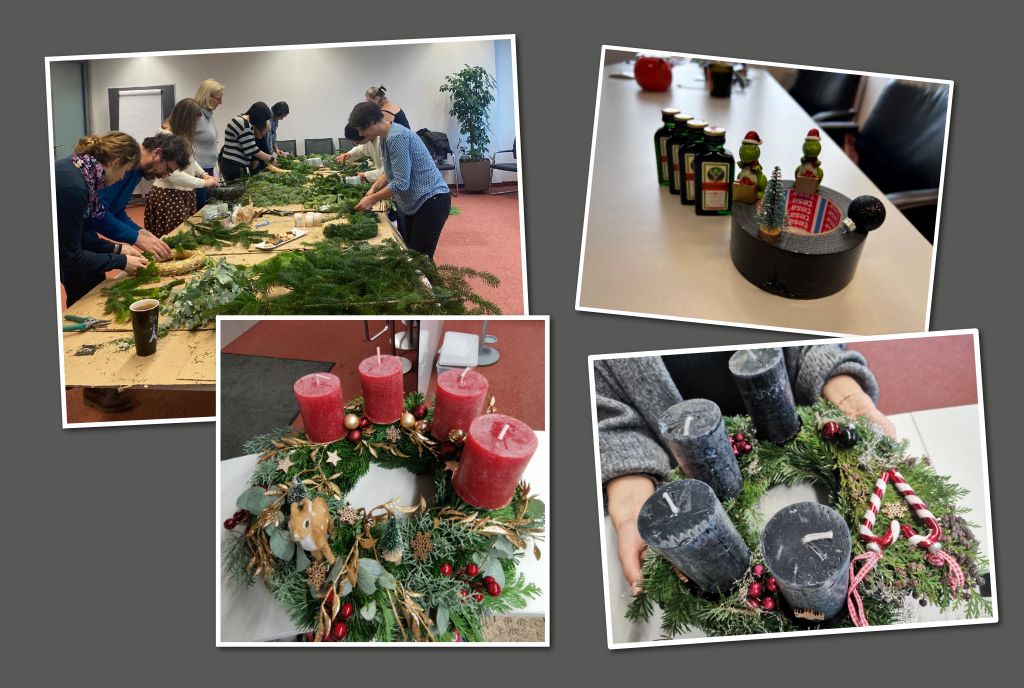 Adventkranzbinden 2